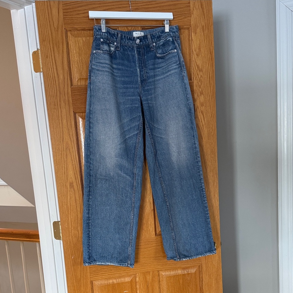 rag & bone Women's Miramar Straight Leg Jeans - Blue - Picture 2 of 9